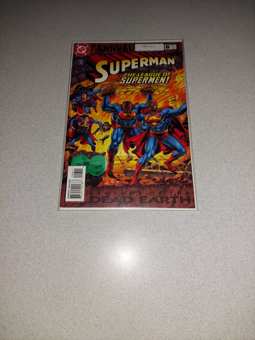 1996 SUPERMAN ANNUAL #8 COMIC BAGGED AND BOARDED 