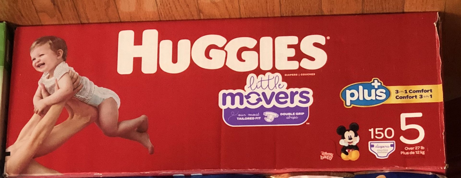 huggies little mover size 5（150piece）costco