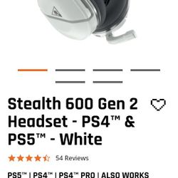 BRAND NEW New Stealth 600 GEN 2 Headset  for PS4