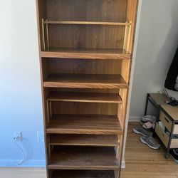 Wood bookshelf Home furnishing