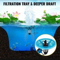Lake Fountains with 110V 1 HP Motor Aerating Pond Fountain with 100ft Cord Large Pond Aerator with Flow Tube Pond Fountains and Aerators for Aeration,