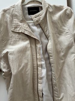 Banana Republic Beige Zip-Up Jacket