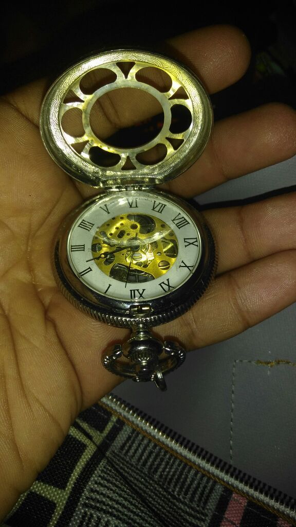 Vintage Skeleton Pocket Watch - Singapore Movement Vintage Skeleton Pocket Watch - Singapore Movement