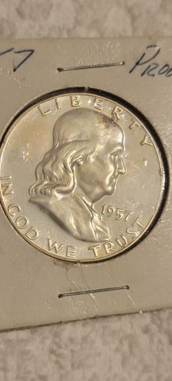 1957 Franklin Silver Half Dollar Gem Proof