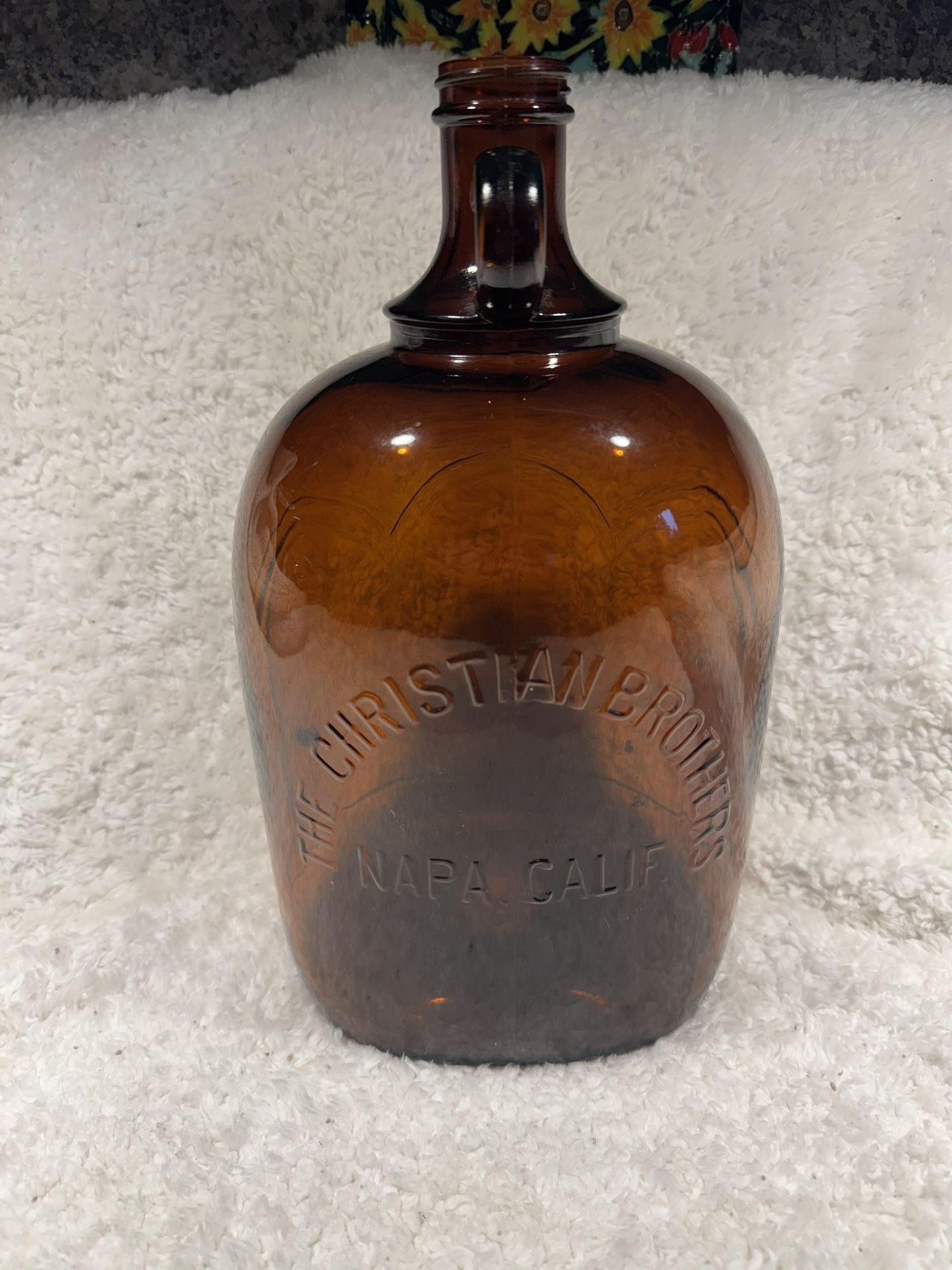1940’s Wine Jug From The Christian Brothers Napa, CA