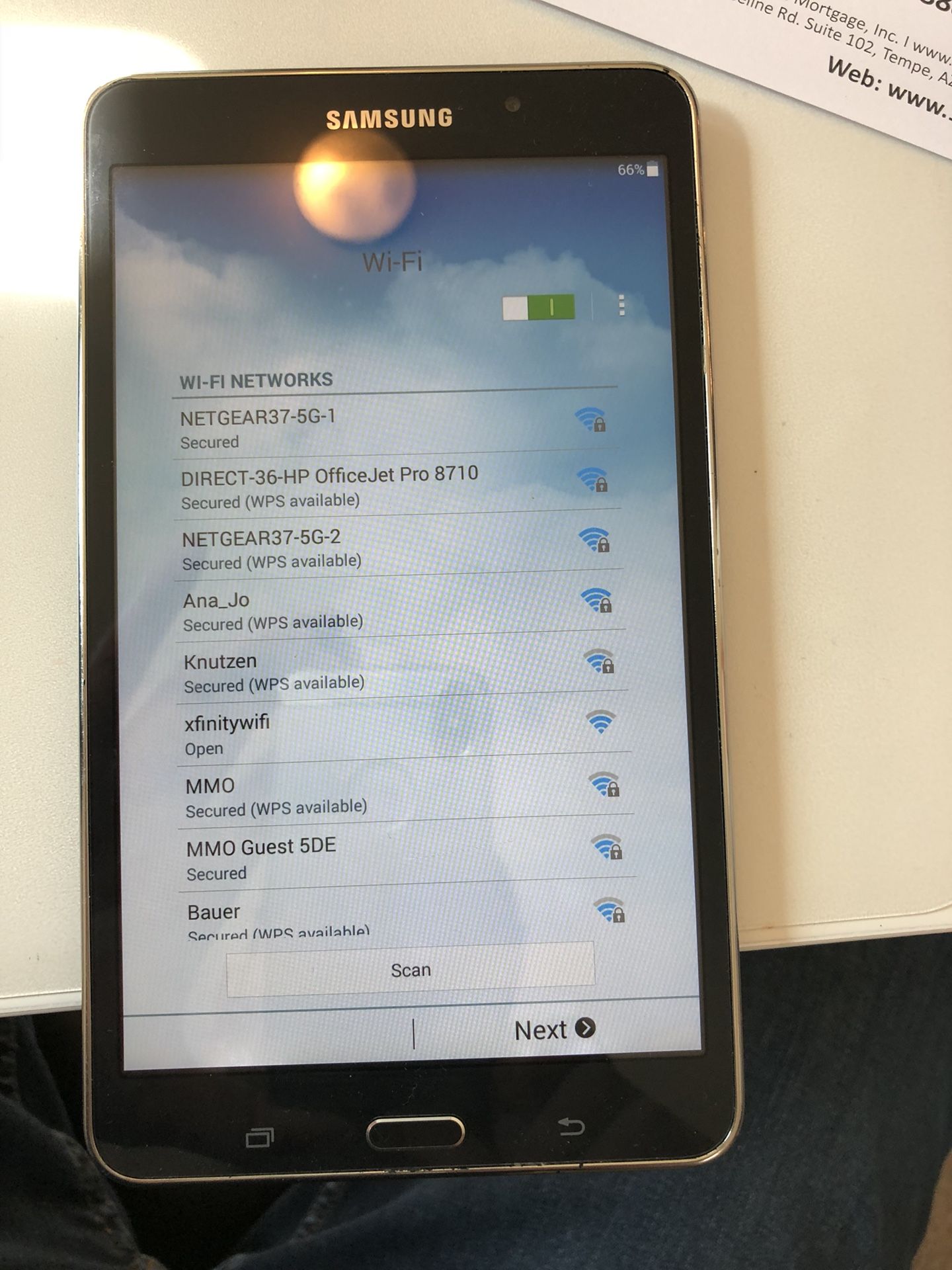 Samsung Galaxy Tablet (Fair Condition) CE0168 8GB