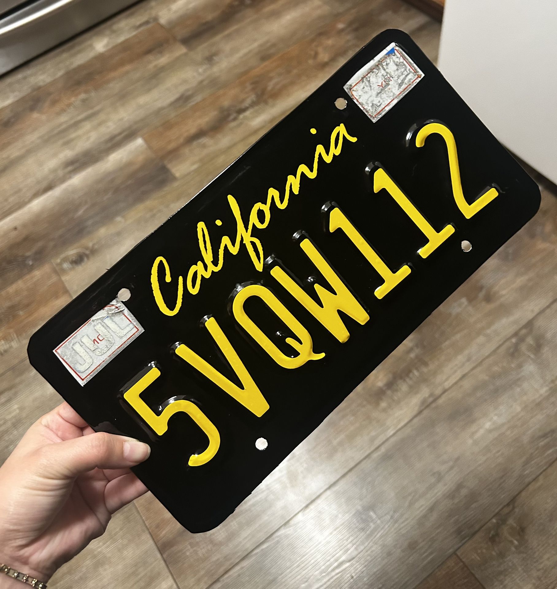 Custom Wrapped License Plate(s)~ With 3M Wrap