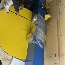 Automatic strech wrap machine