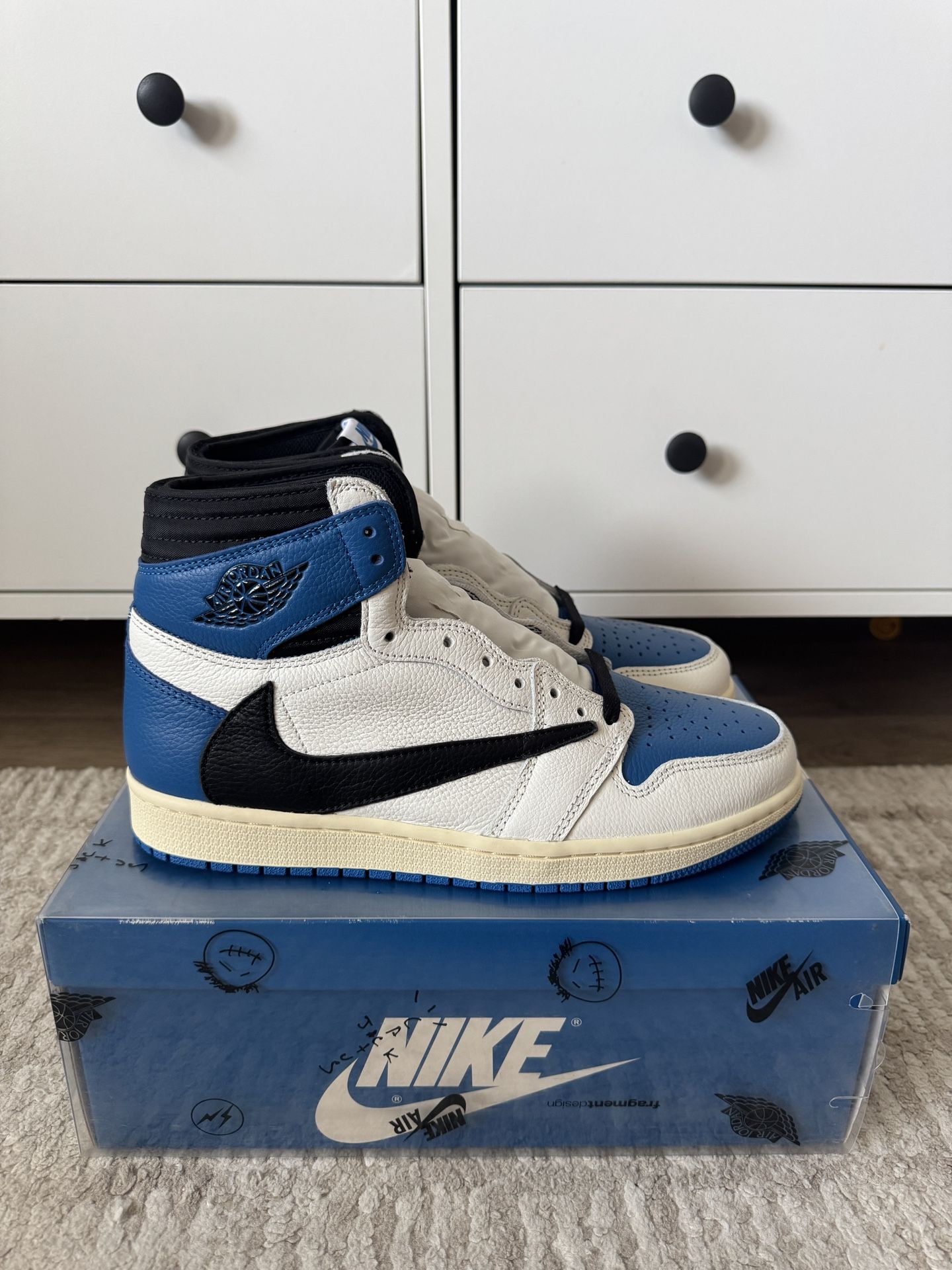 Jordan 1 High Travis Scott Fragments - Size 9.5 DS OG ALL
