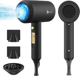 slopehill Professional Ionic Hair Dryer, Powerful 1800W Fast Drying Low Noise Bl