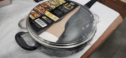 IKO 18K Signature Series 4 Piece Gold Non-Stick All-On-One Cookware Set