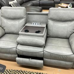 $18 Down Payment Reclining Sofa and Loveseat Aram