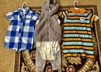 Brandnew baby boy clothes (18 months)