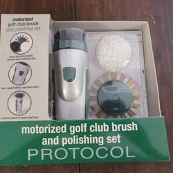 Brand new motorized golf club cleaner