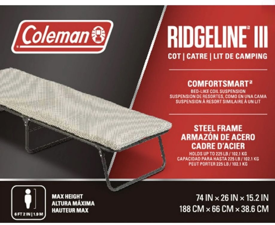 Ridgeline™ III Camping Cot with Foam Sleeping Pad