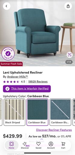 Leni Upholsterer Recliner by Andover Mills