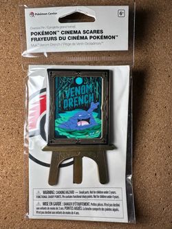 NEW Pokemon TCG Muk Enamel Pin Official Nintendo Cinema Scares Venom Drench Badge