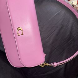 Coach brook flap chain bag