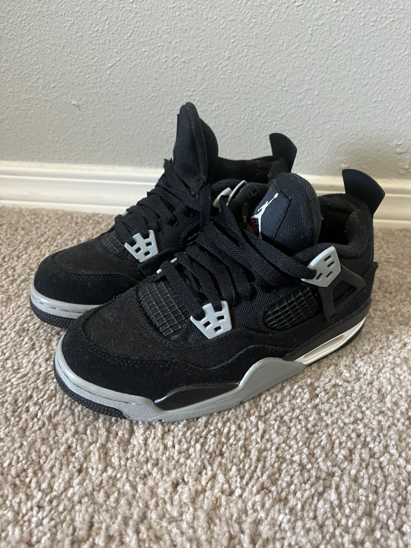 Jordan 4 Retro Se - Black Canvas