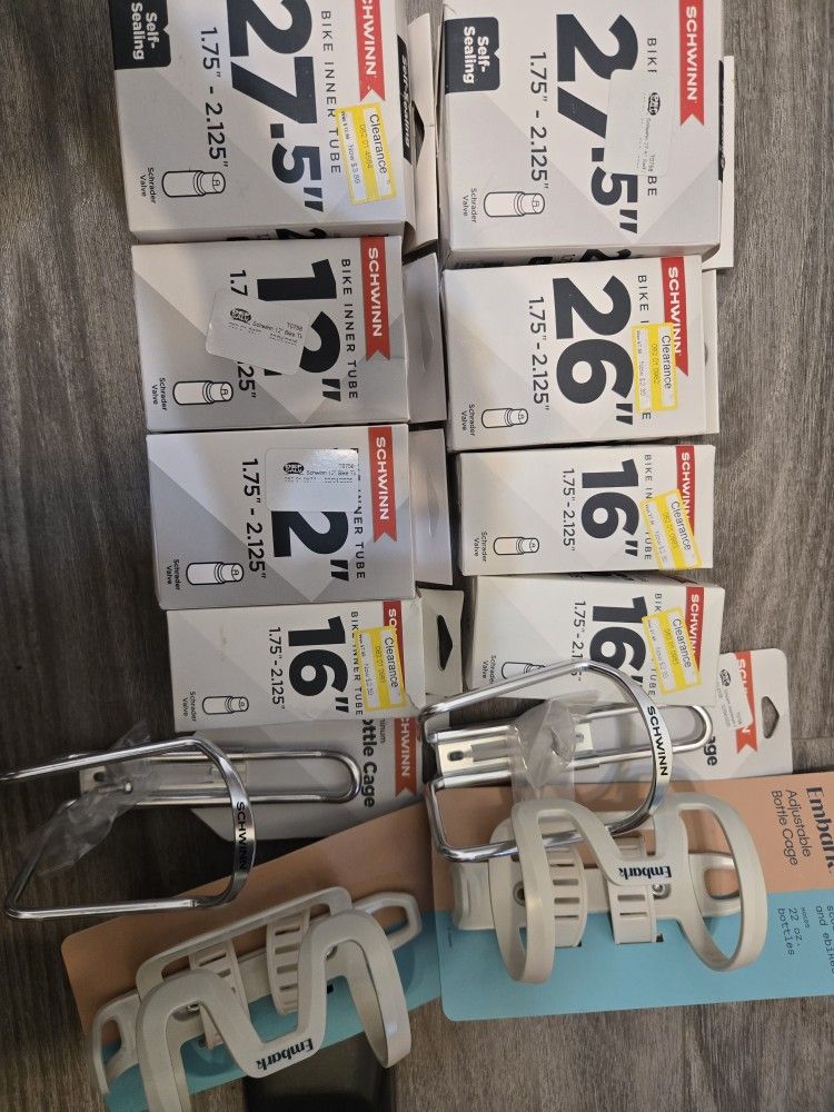 $5 Bike Accessory Bundle – Tubes + Bottle Holders