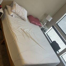 Queen Bed and Bed Frame