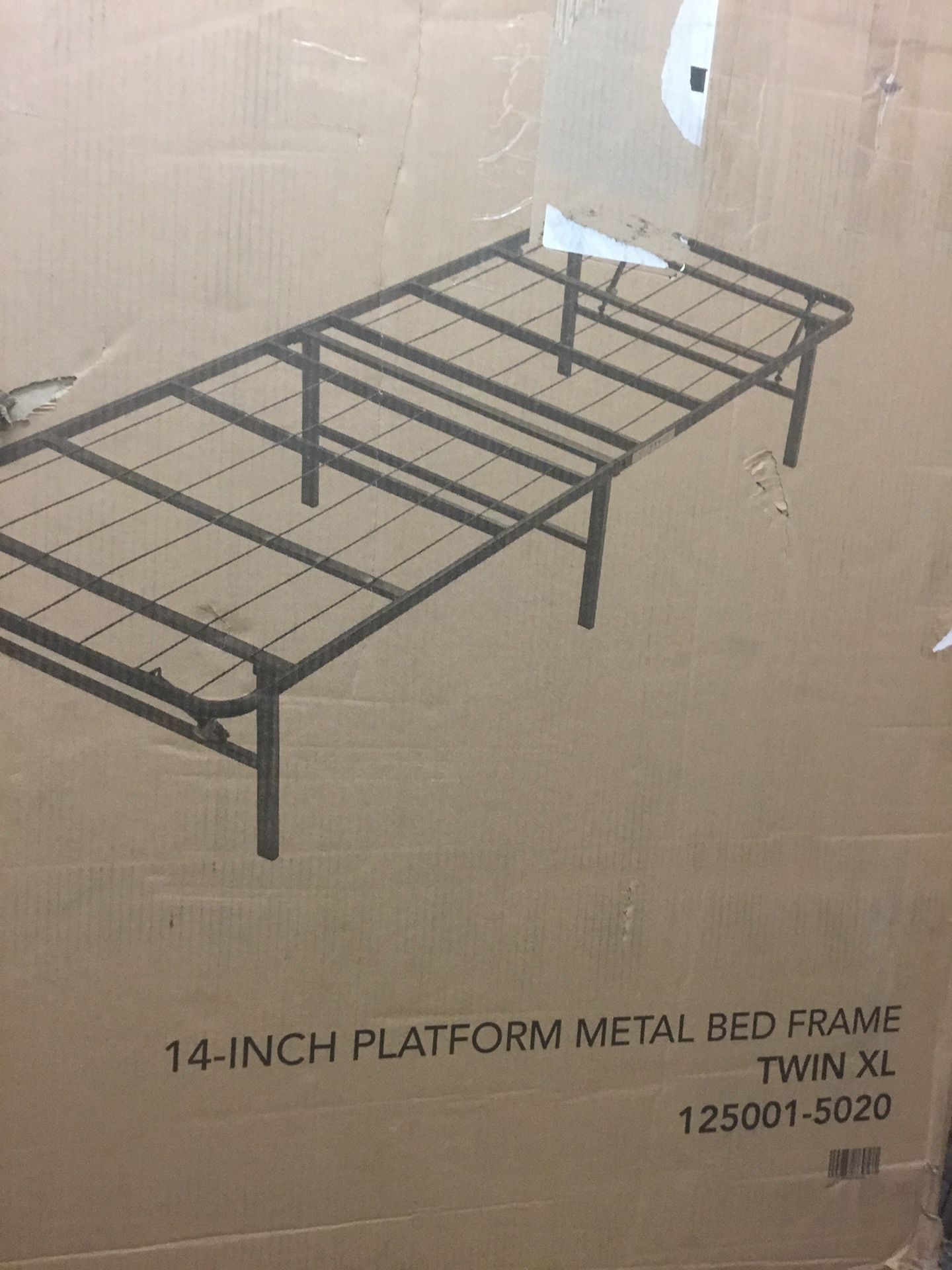 Twin xl bed frame it’s new in box
