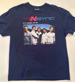 NSYNC Justin Timberlake Boy Band It's Gonna Be Me Tshirt Adult Size Large
