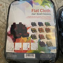 Seat Covers NEW SET  Burgundy & Black 