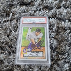 Gerrit Cole Signed 2021 Topps Chrome Redux #TC52-25 PSA/DNA GEM MT 10 AUTO