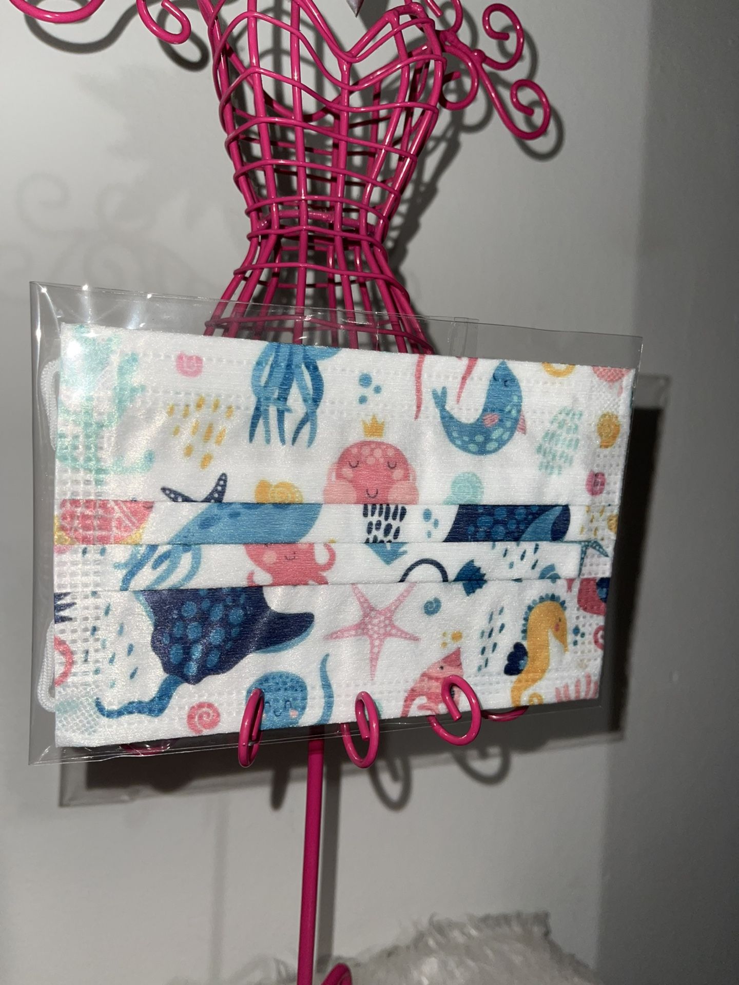 Facemask for kids disposable very cute colors