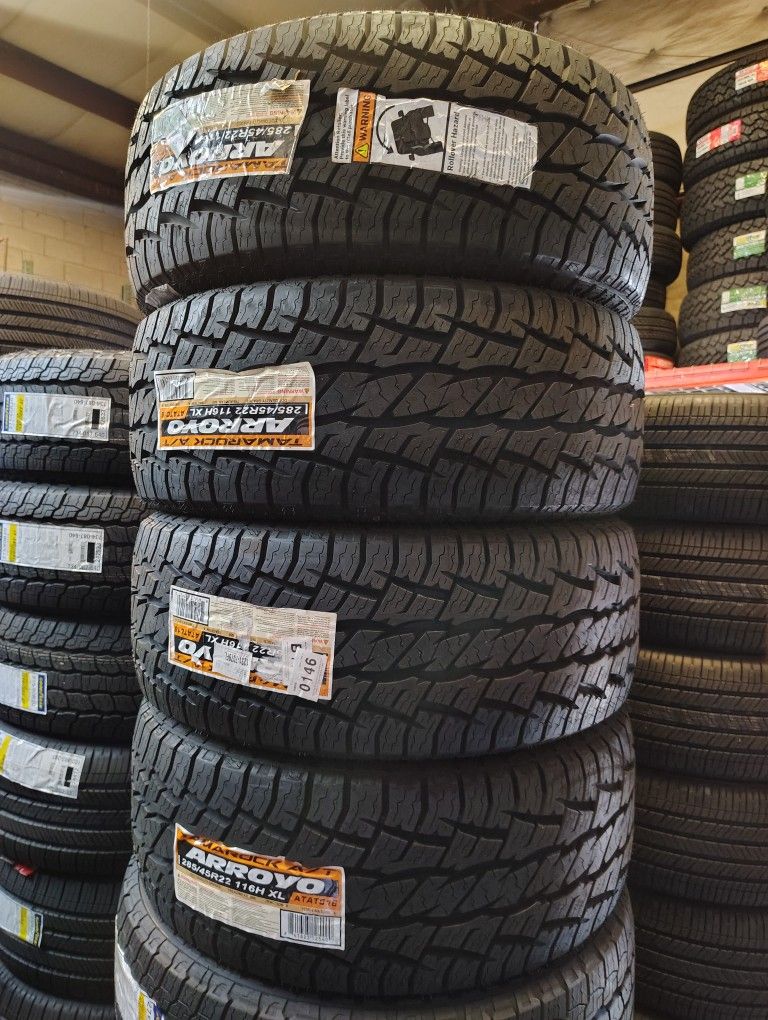 Llantas/Tires 285/45r22 Arroyo INSTALACIÓN Y BALANCEO GRATIS