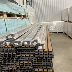 Factory Direct Sale ! 4 Grid Composite Cladding Siding Outdoor Wall Panel .(WPC Exterior Wall  Panel