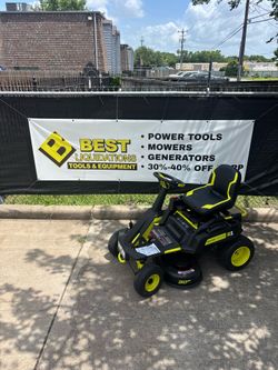 Ryobi 30” riding mower with bagging system