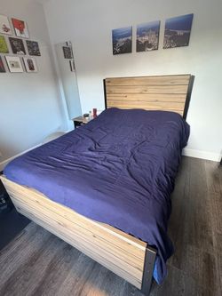 Bed And Nightstand
