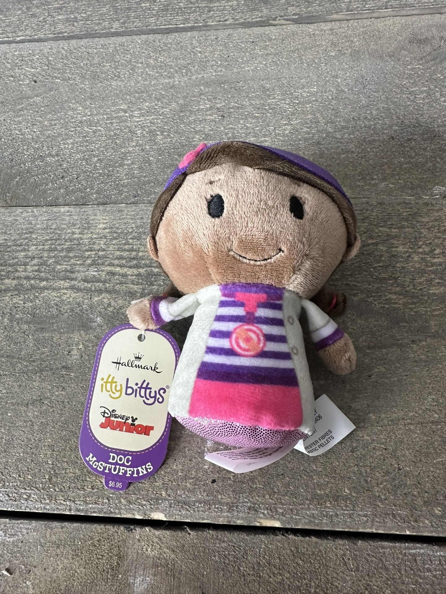 Hallmark Itty Bittys Disney Doc McStuffins 4" Plush Stuffed Animal Toy-NEW W/TAG
