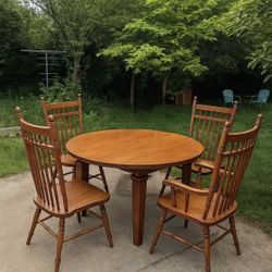 Large Wooden Dining Set