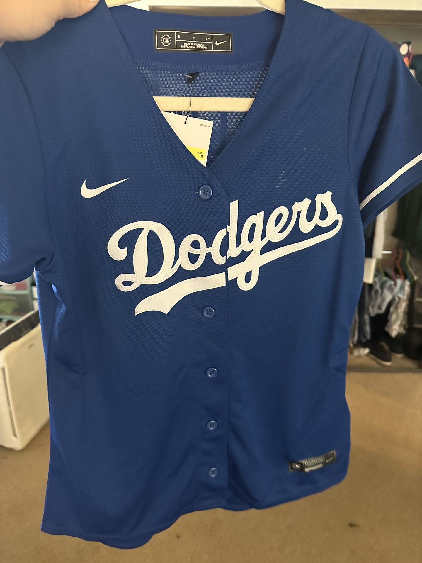 Blue Dodger Jersey Women's Small for Sale in Lancaster, CA - OfferUp