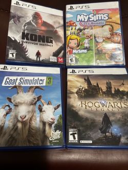 Lot of 4 PLAYSTATION 5 disc games