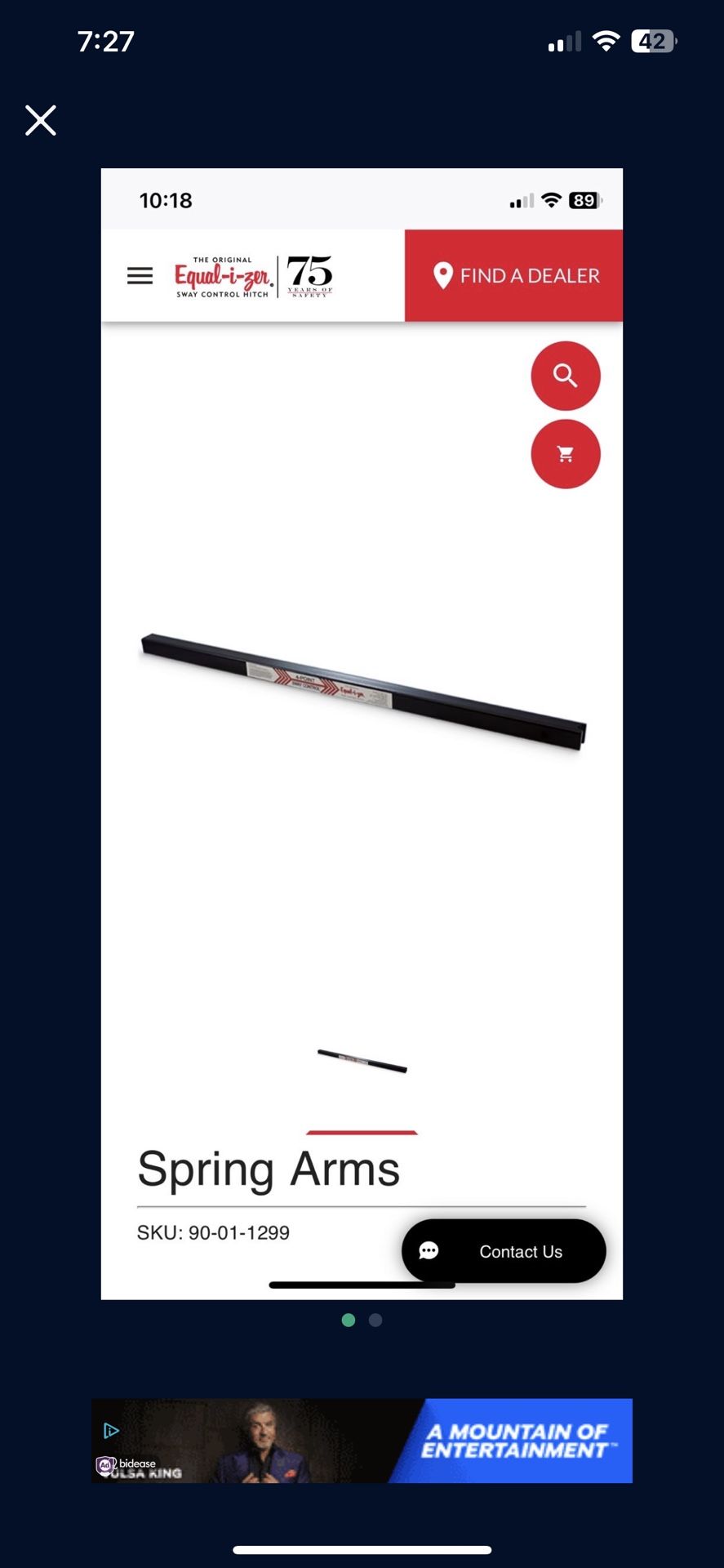 10,000 lb. model of the Equal-i-zer® hitch. These arms are only compatible with the 10,000 lb. hitch head. Brand new in box no trades,no holds all sal