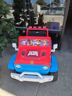 PAW Patrol Kids Ride-On Electric Jeep