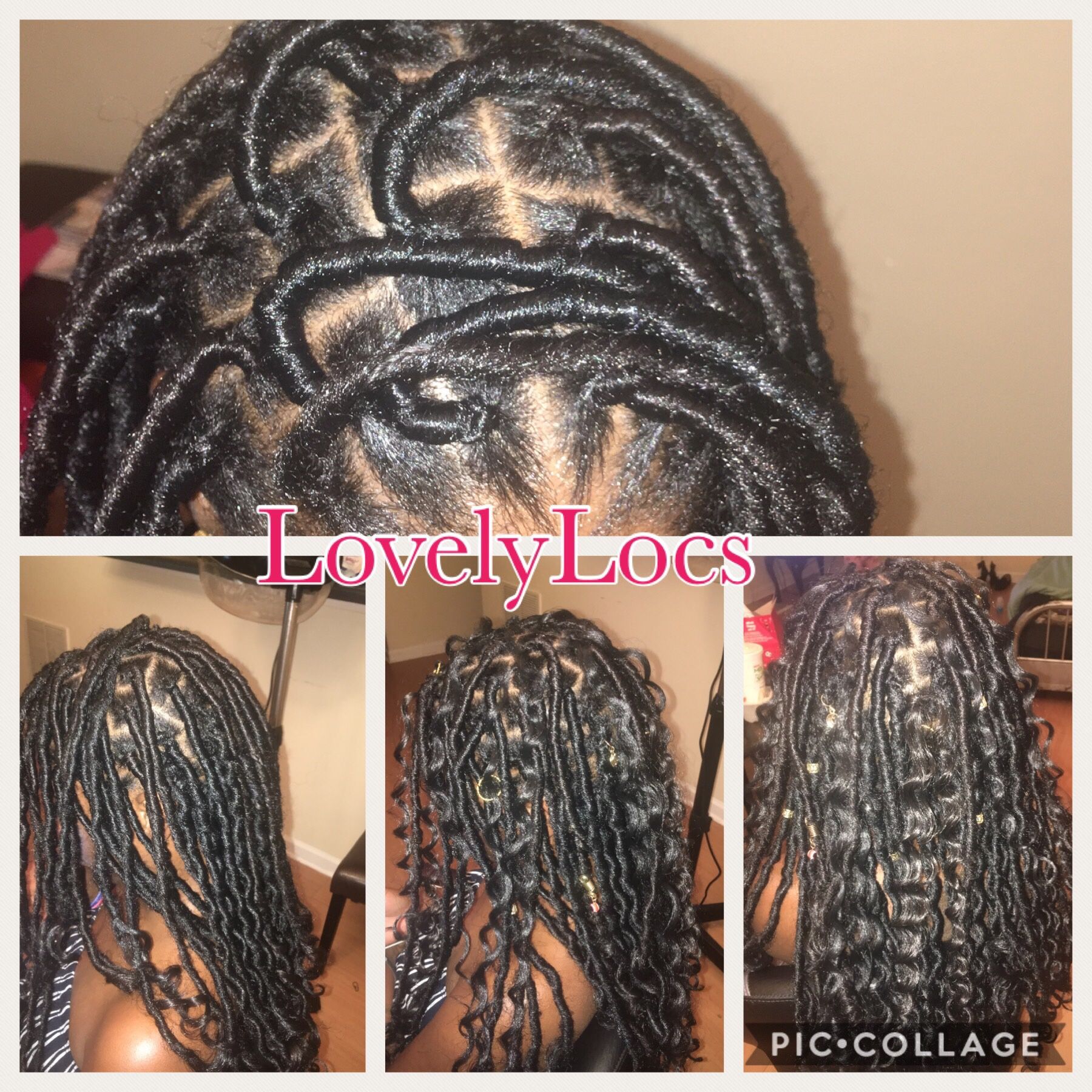 Individual crochet faux locs