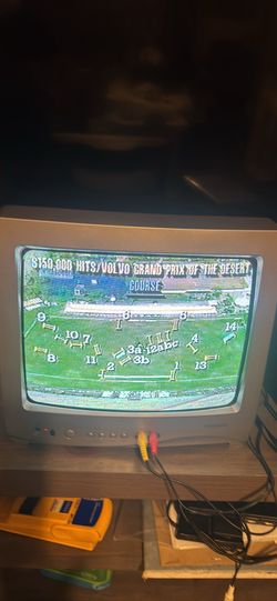 Mitsubishi HS-U45 VCR and CRT TV  VHS