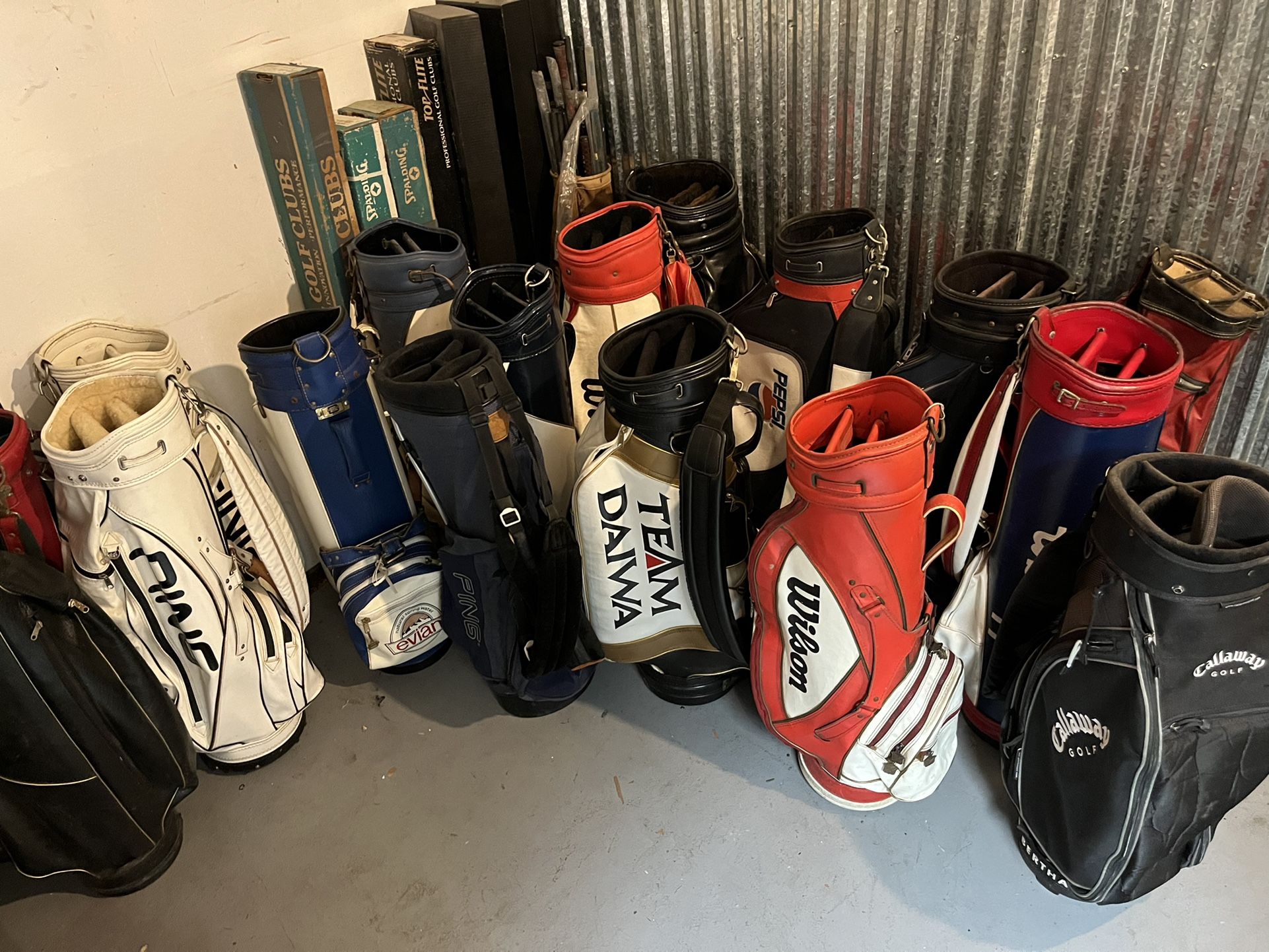 Golf Bags - Lot Of 18