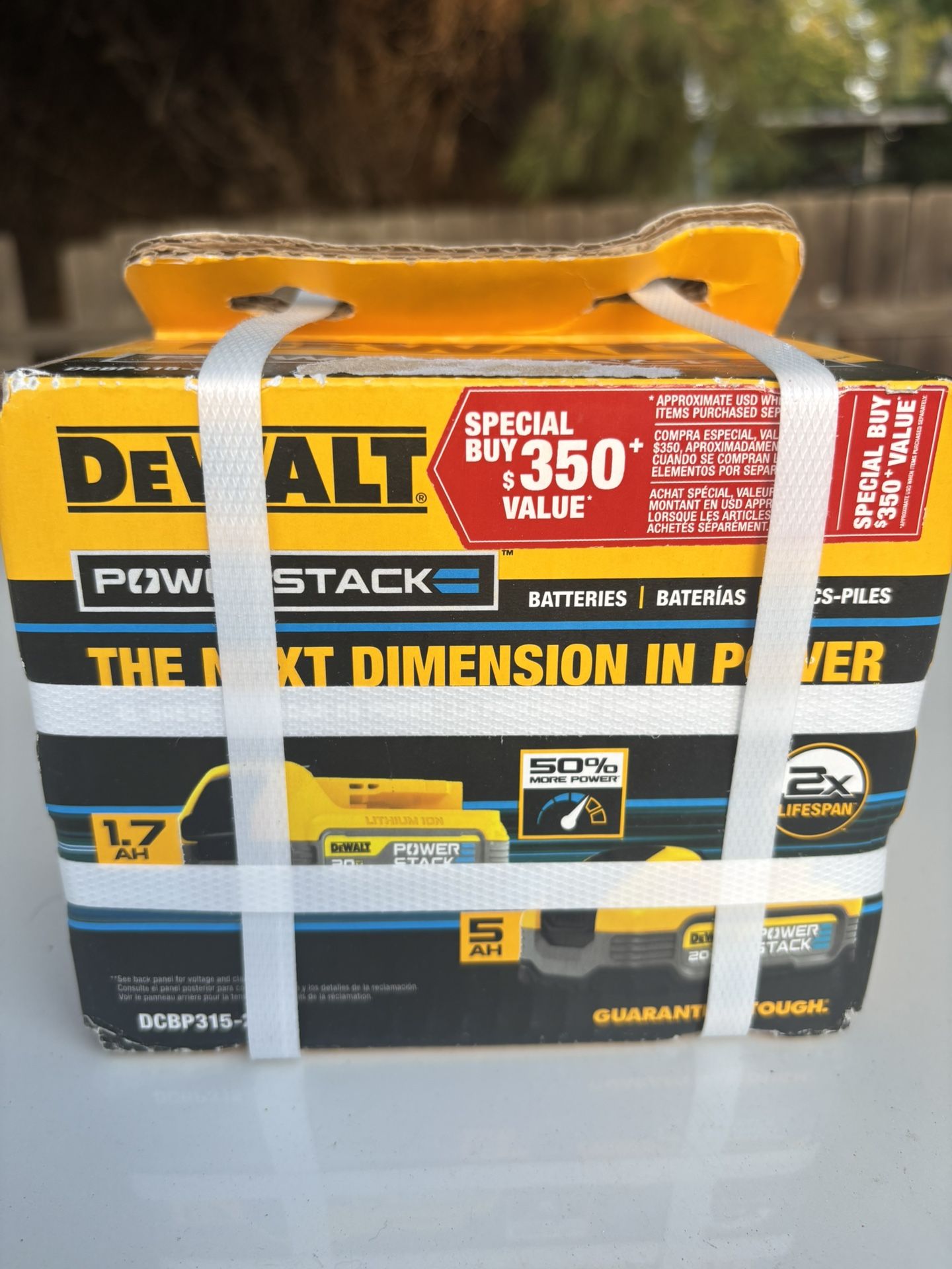 Dewalt 20v Powerstack 5.0 And 1.7 Battery’s. 
