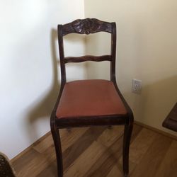 Carved Wood Chair