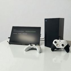 Xbox Series X Bundle – Elite Controller + Arzopa Monitor (Perfect Condition)
