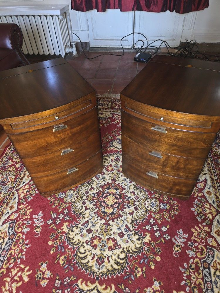 Brand New  Chairsides Bowfront Chairside Table