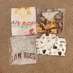 Size YL Hawaiian shirt, Bogaerts shirt, Hoffman shirt & Hawaiian shirt. 