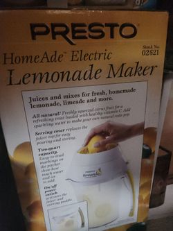 Lemonade maker