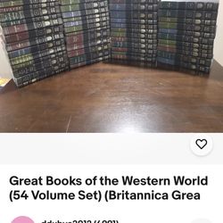 Luxury Home Library - Encyclopedia Britannica "Great Books" Collection